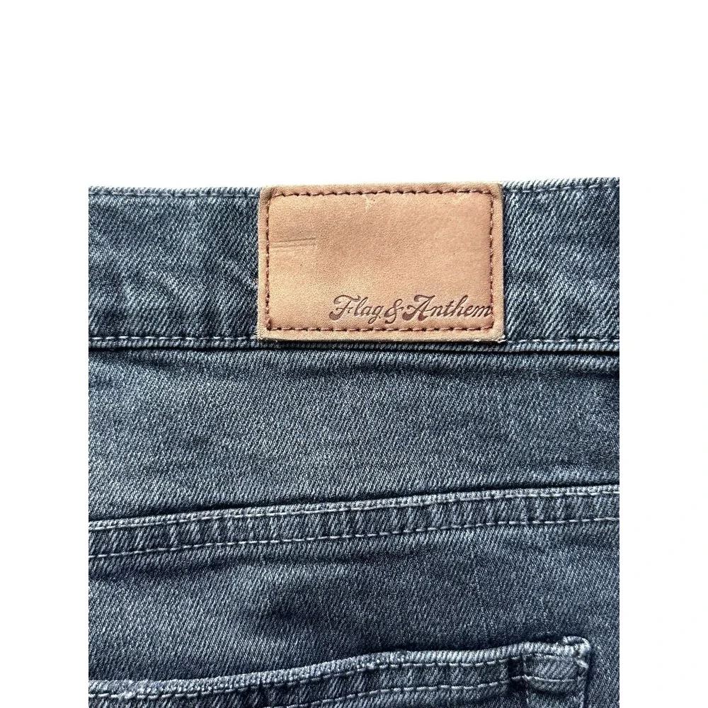 Flag & Anthem Men's 5-Pocket Denim BLACK Beckett Wash‎  42/32 Portland Relaxed